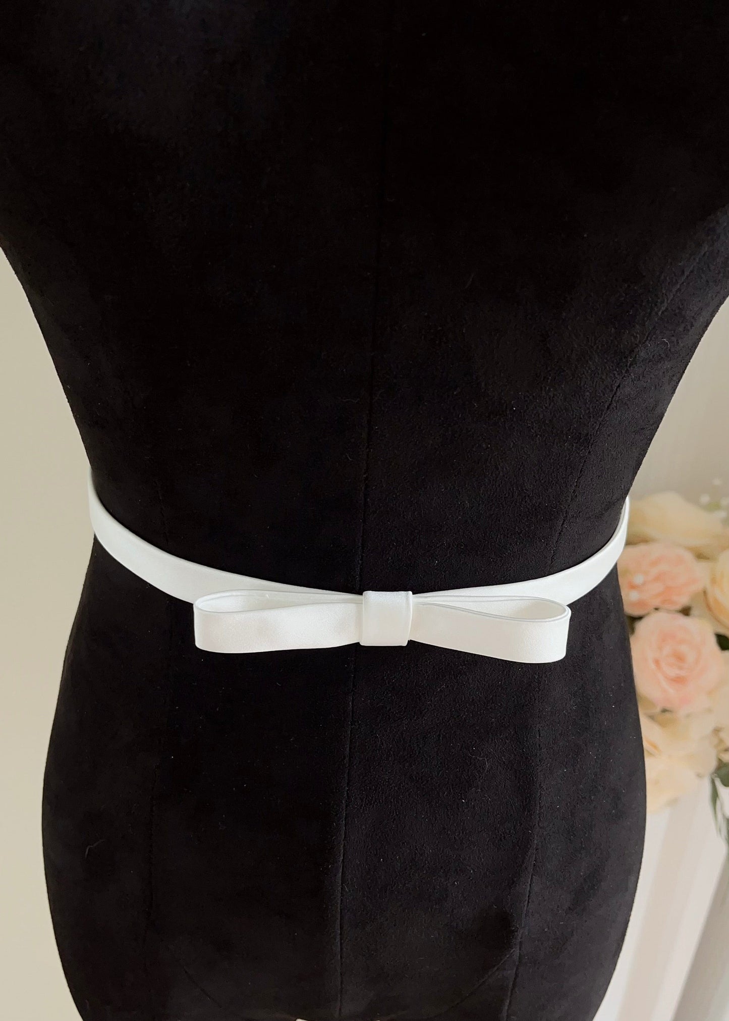 Bieauli belts LExquisite bow belts, wedding belts, ribbons, thin belts, wedding dress accessories