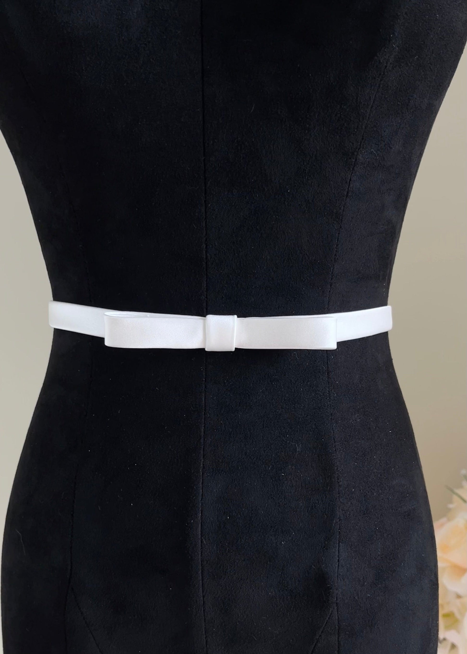 Bieauli belts LExquisite bow belts, wedding belts, ribbons, thin belts, wedding dress accessories