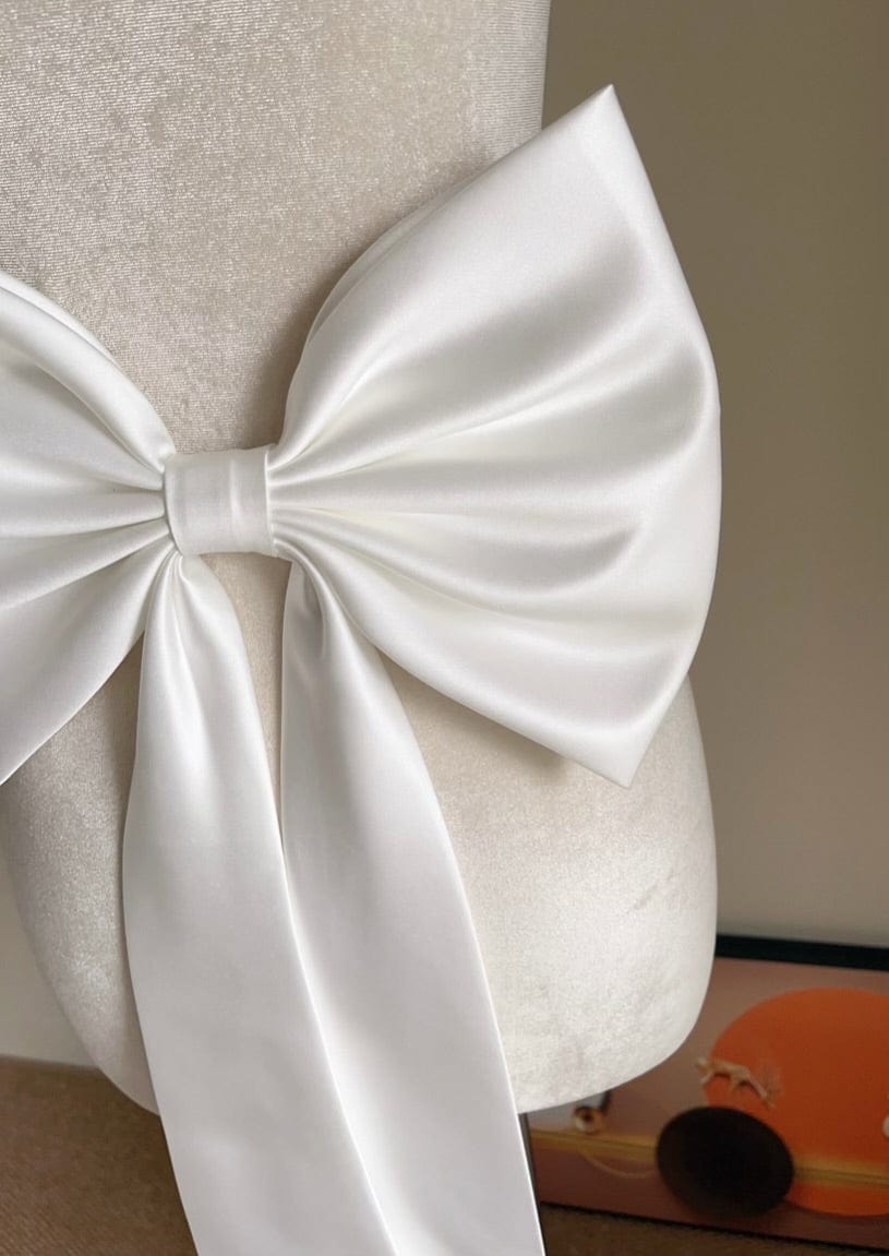 Bieauli BOW Women's satin bows, bridal wedding bows, bow decorative ribbons, women's dress bows, wedding bridesmaid bows, classic dress bow accessories,