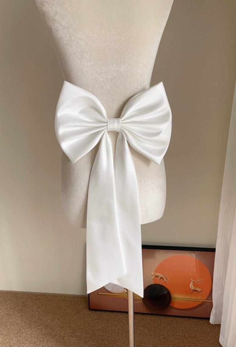 Bieauli BOW Women's satin bows, bridal wedding bows, bow decorative ribbons, women's dress bows, wedding bridesmaid bows, classic dress bow accessories,