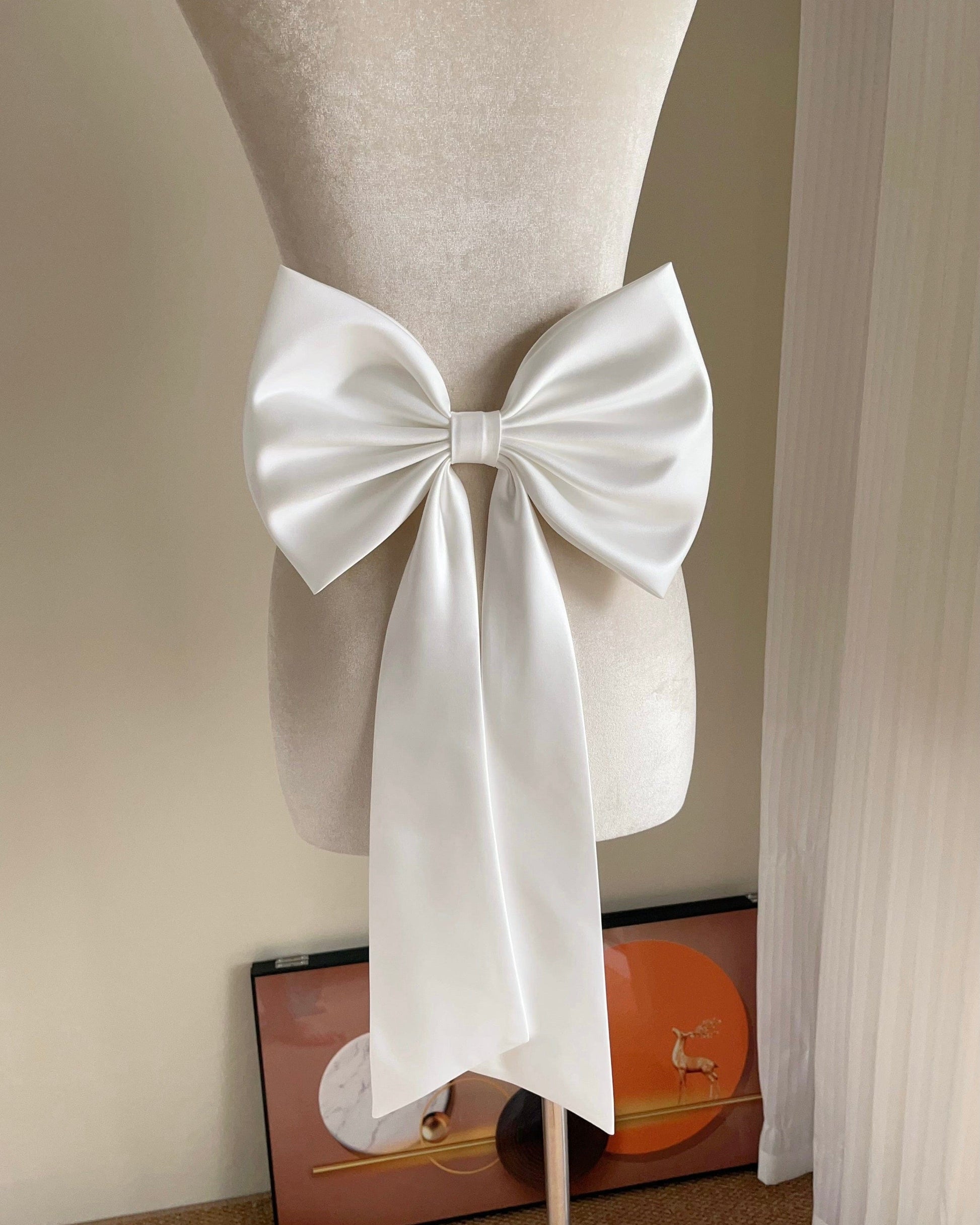 Bieauli BOW Women's satin bows, bridal wedding bows, bow decorative ribbons, women's dress bows, wedding bridesmaid bows, classic dress bow accessories,