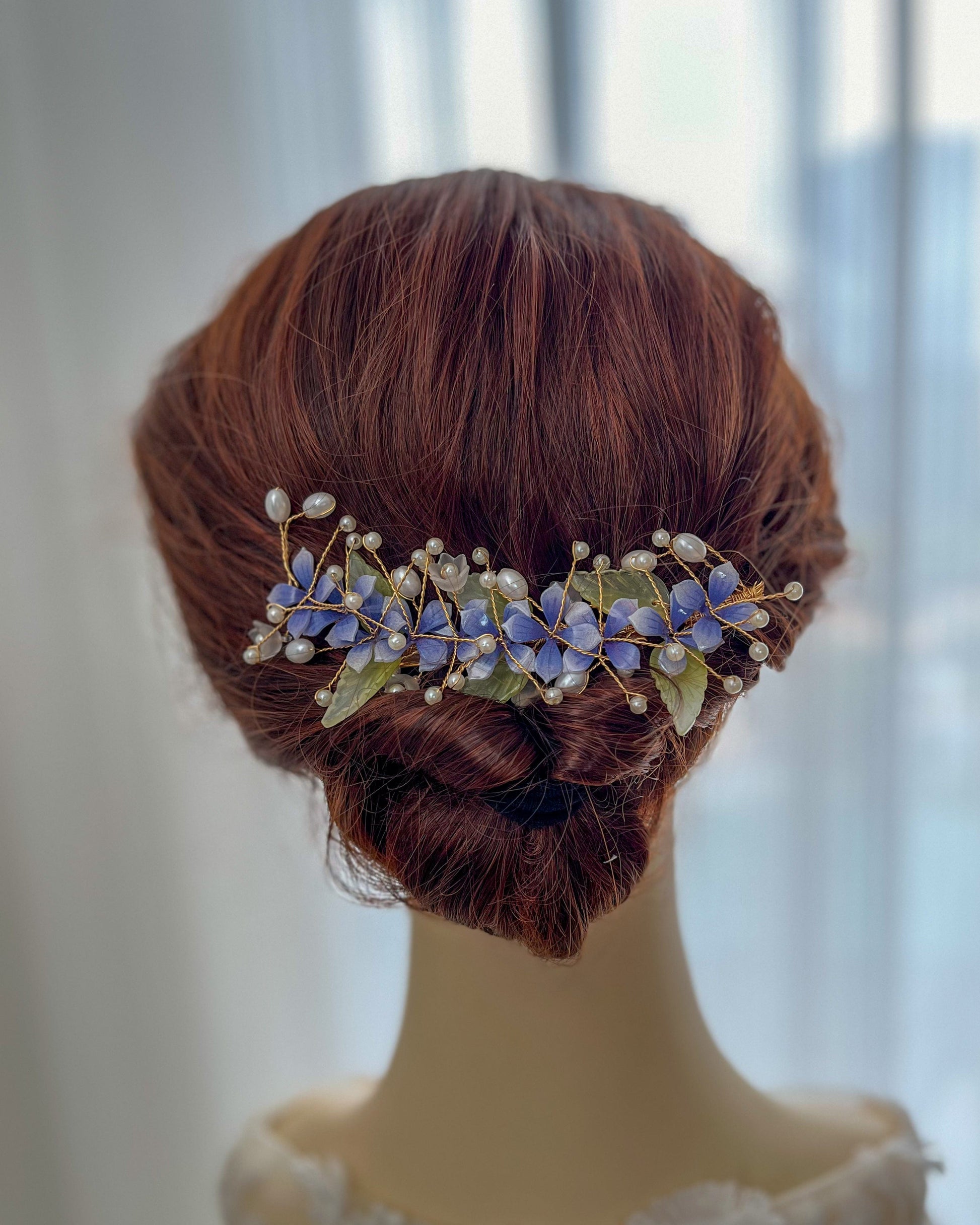 Bieauli Jewellery London hair accessories Handmade ceramic crystal comb, wedding tiara, bridesmaid gift, send best friend 的